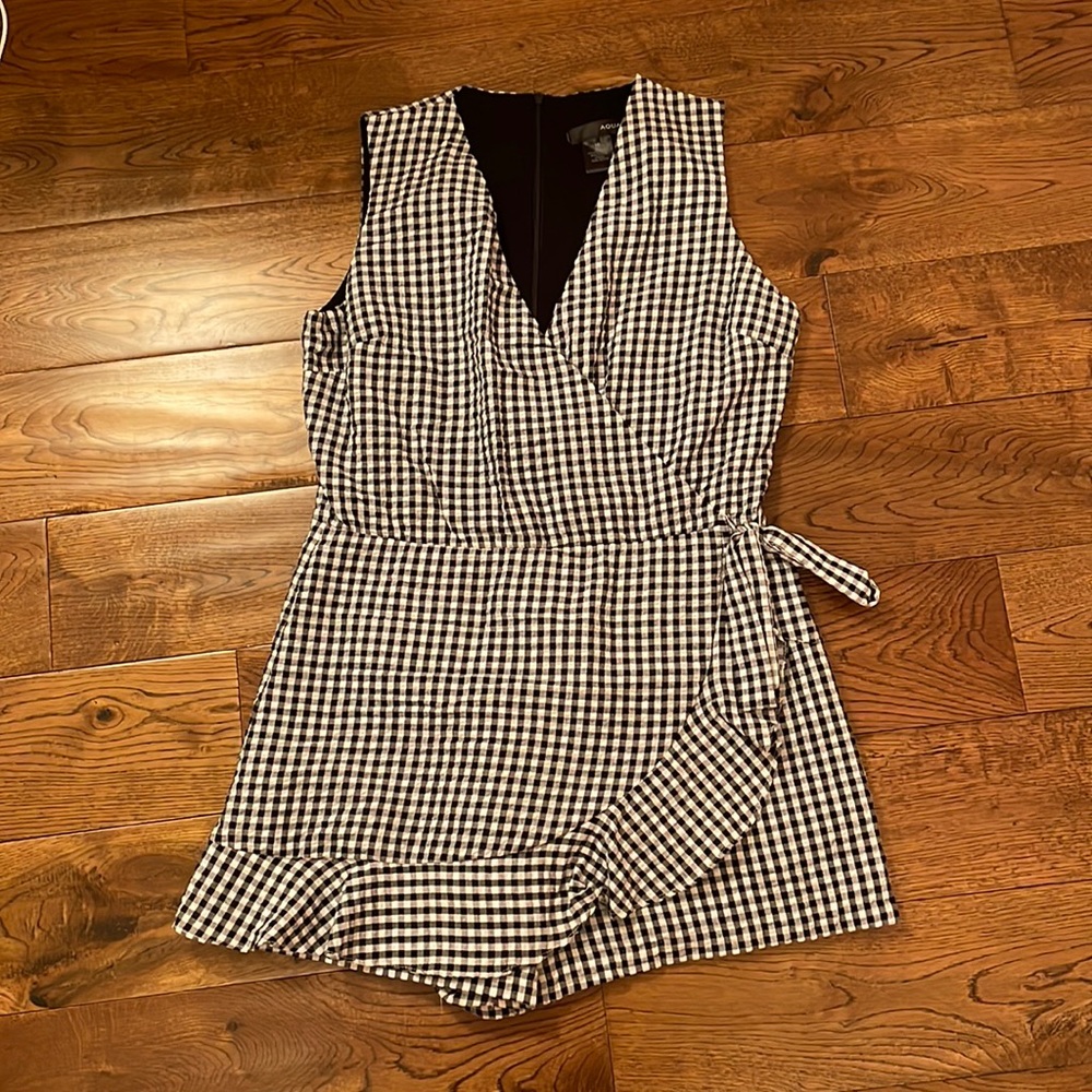 Checkered romper